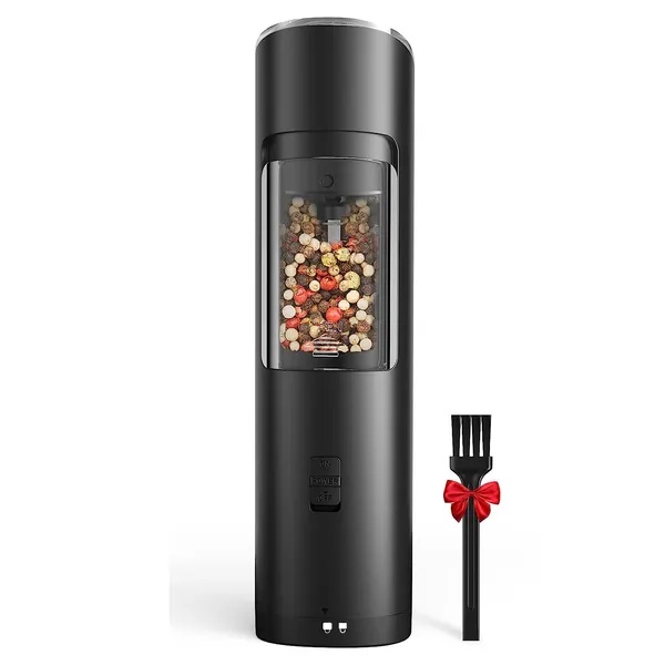 Automatic Gravity Salt & Pepper Grinder — Tilt to Grind, Adjustable Coarseness, LED 4 Automatic Gravity Salt & Pepper Grinder — Tilt to Grind, Adjustable Coarseness, LED - Image 4