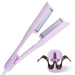 1.41" Ceramic Hair Waver — Fast Heat, 5 Temps, Dual-Voltage, Anti-Scald