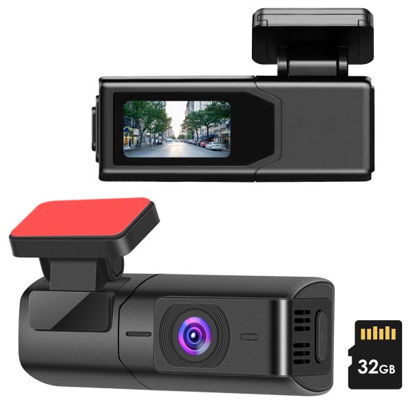2K Front Dash Cam with Wi-Fi — 140° Wide View, Night Vision, Loop Recording, 32GB Card Included - Image 3