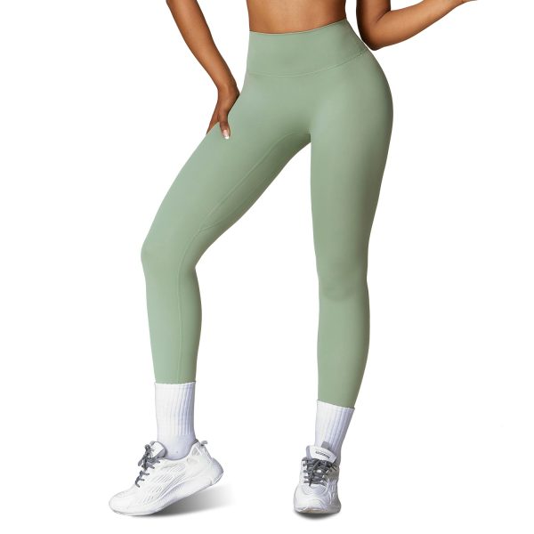 Women’s High-Waist Workout Leggings — 25" Inseam, Tummy Control, No Front Seam - Image 8