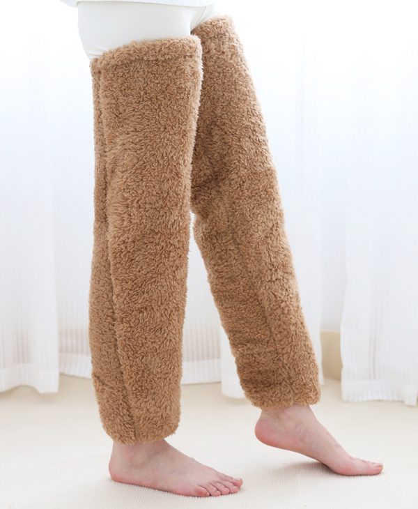 Cozy Over-Knee Fuzzy Socks — Plush Warmth for Home, Sleep & Lounging - Image 2