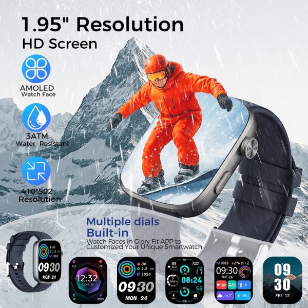 1.95″ Call-Ready Fitness Smartwatch — 100+ Sports, 7–10 Day Battery - Image 10