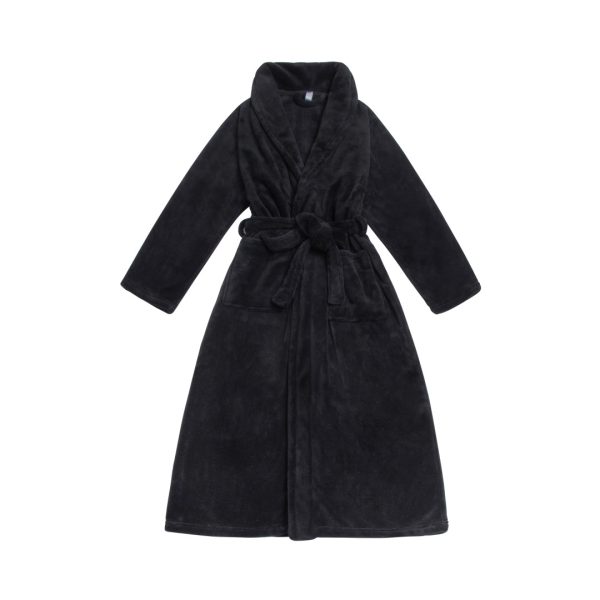 RONGTAI Plush Fleece Long Robe - Image 5