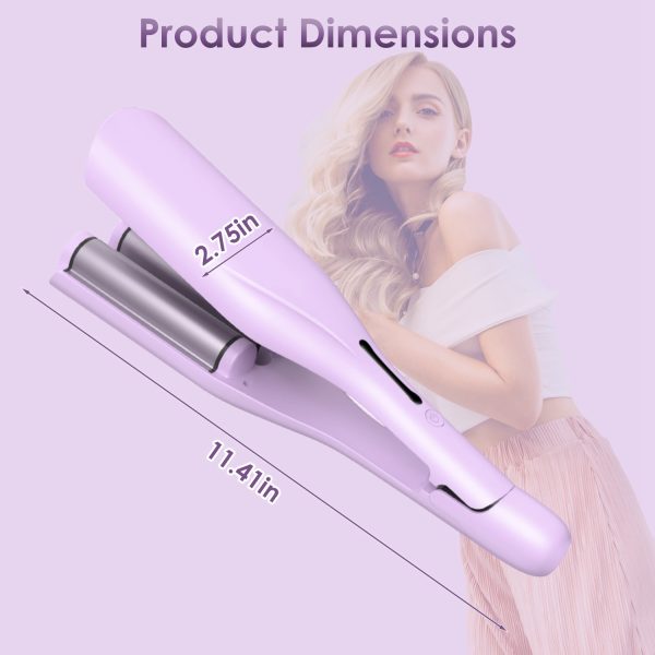 1.41" Ceramic Hair Waver — Fast Heat, 5 Temps, Dual-Voltage, Anti-Scald - Image 10