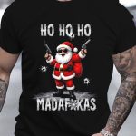 Men’s “Cool Santa” Graphic T-shirt — Breathable, Stretchy, Summer-Ready