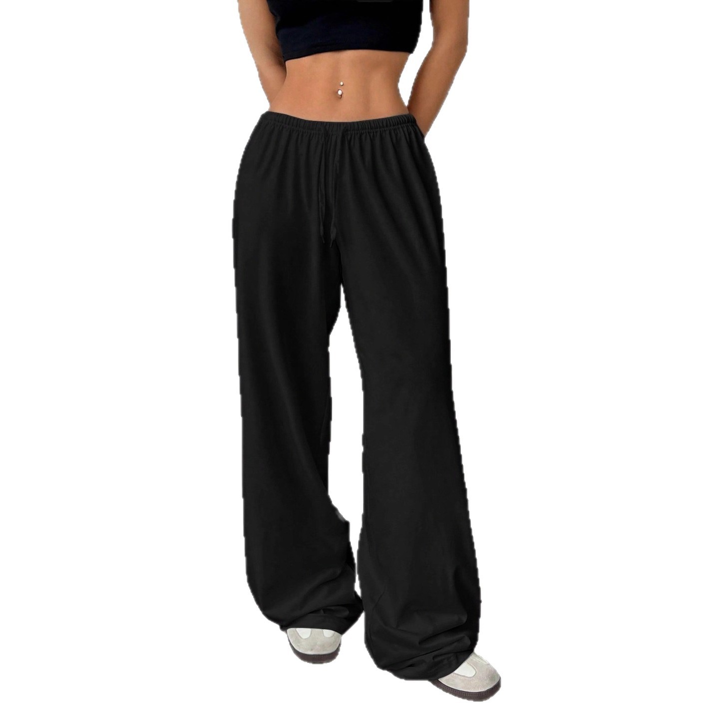 Easy Wide-Leg Drawstring Pants — Elastic Waist, Breezy Everyday Fit (S–3XL) 10 Easy Wide-Leg Drawstring Pants — Elastic Waist, Breezy Everyday Fit (S–3XL) - Image 10