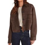 Faux Suede Short Jacket — Lightweight, Polished, Fall-Ready (S–XXL)
