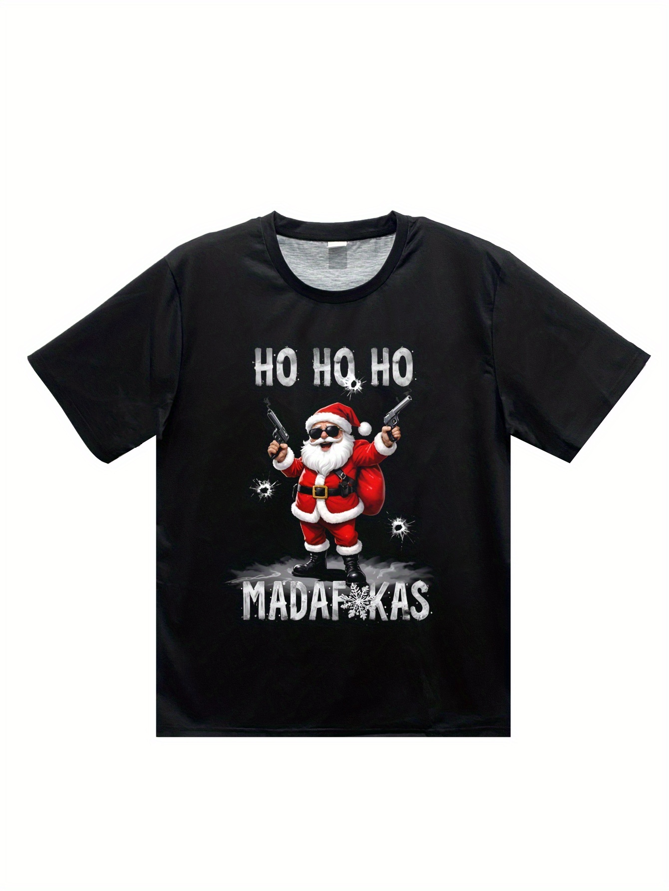 Men’s “Cool Santa” Graphic T-shirt — Breathable, Stretchy, Summer-Ready 3 Men’s “Cool Santa” Graphic T-shirt — Breathable, Stretchy, Summer-Ready - Image 3