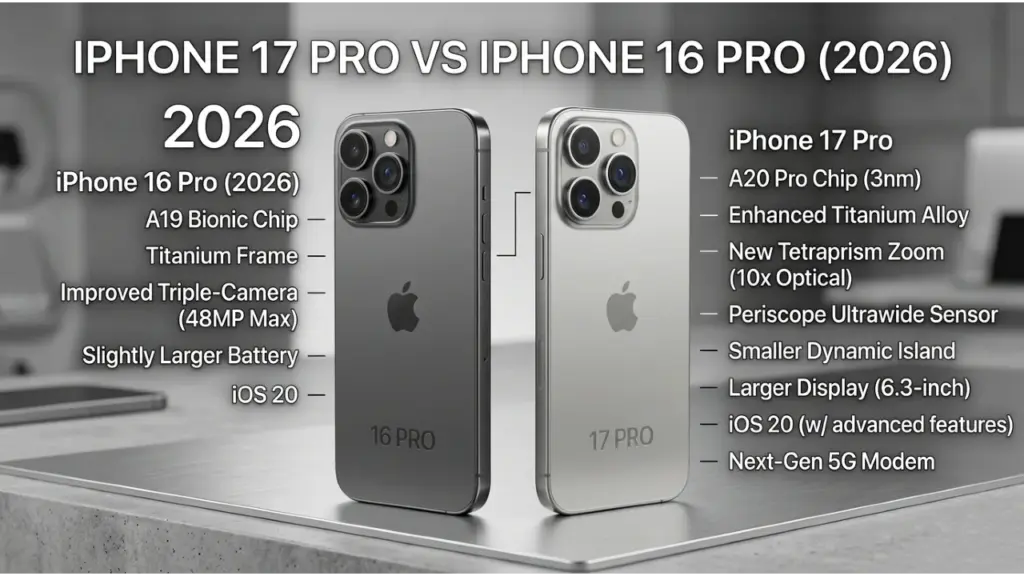 iPhone 17 Pro vs iPhone 16 Pro (2026)