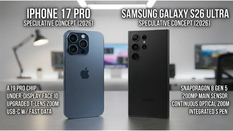 iPhone 17 Pro vs Samsung Galaxy S26 Ultra