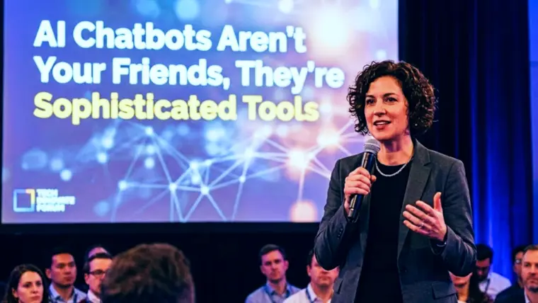Signal's Meredith Whittaker: AI Chatbots Aren't Your Friends, They're Sophisticated Tools