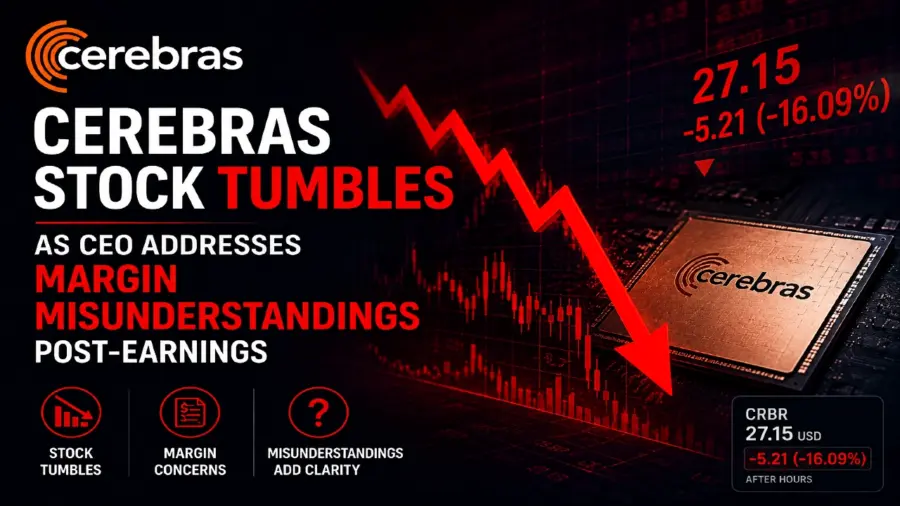 Cerebras Stock Tumbles as CEO Addresses Margin Misunderstandings Post-Earnings