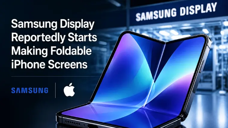 Samsung Display Reportedly Starts Making Foldable iPhone Screens