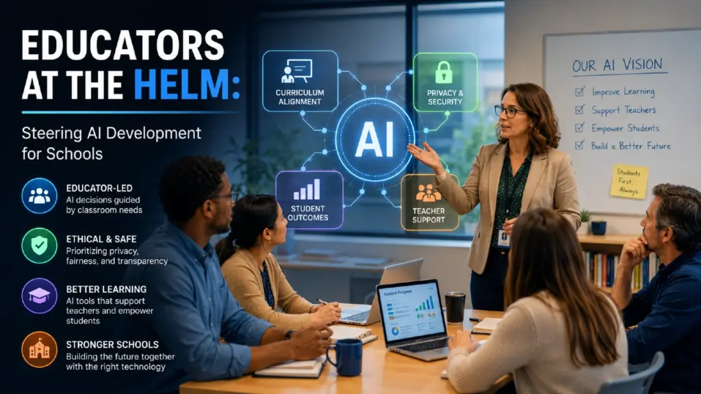 Educators at the Helm: Steering AI Development for Schools