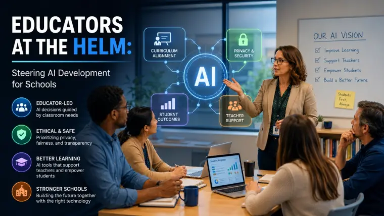 Educators at the Helm: Steering AI Development for Schools